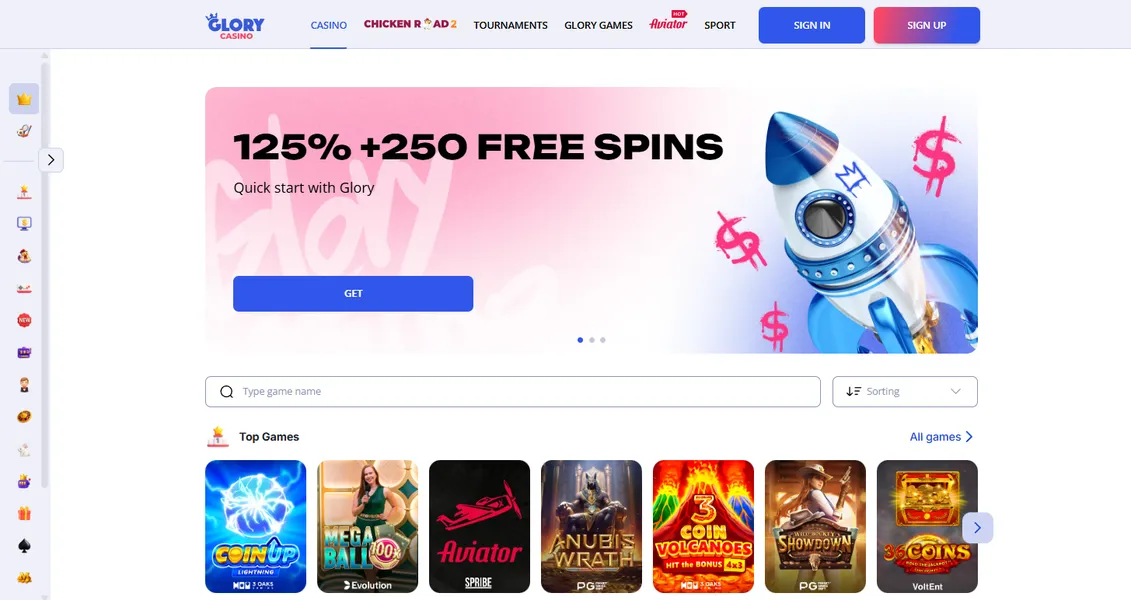 Glory Casino App Download (APK) for Android